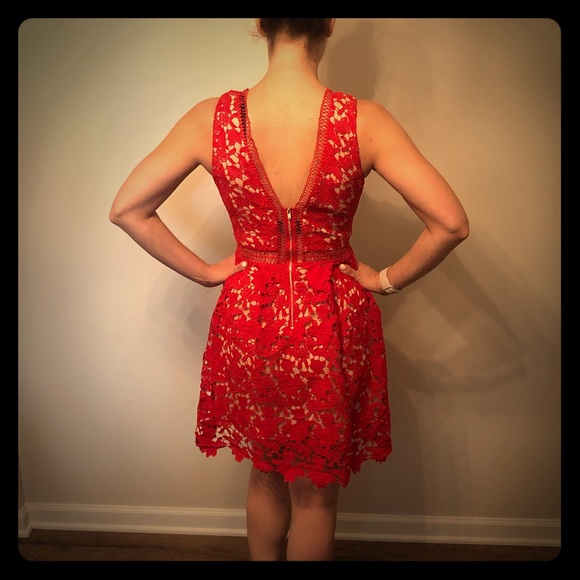 Breathtaking red lace Alya dress - worn once! - Picture 2 of 6